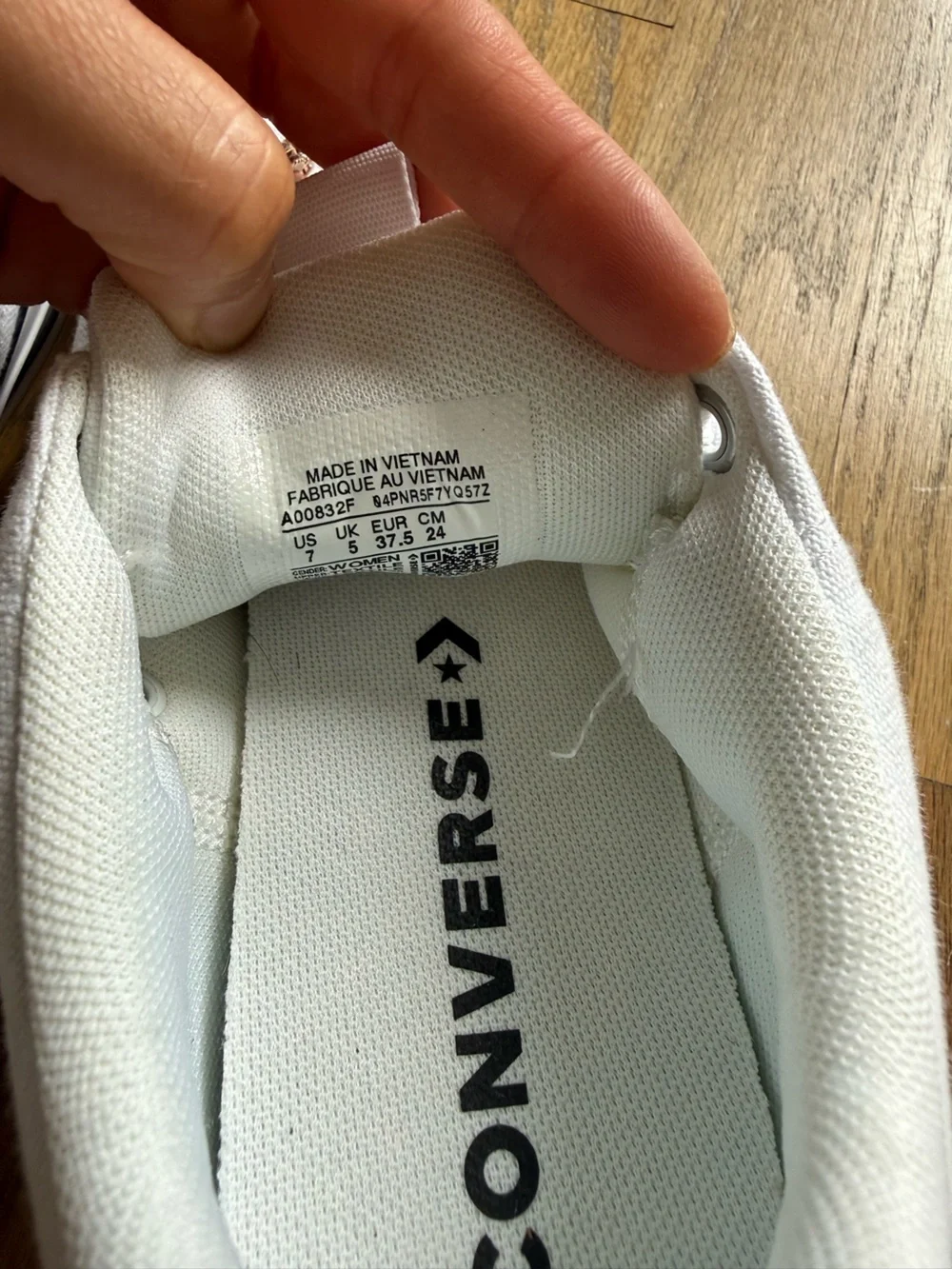 Converse Low Top Canvas Sneakers - White